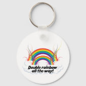 DUBBELE RAINBOW ALLEMAAL SLEUTELHANGER (Voorkant)