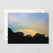 Dubbele Rainbow-postkaart Briefkaart (Voorkant / Achterkant)