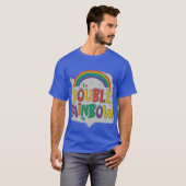 DUBBELE RAINBOW T-SHIRT (Voorkant volledig)