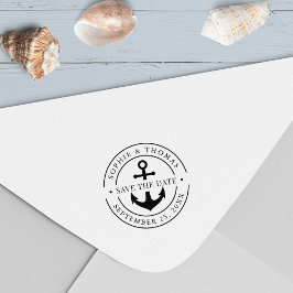 Dubbele randanker opslaan Datum Zelfinktende Stempel