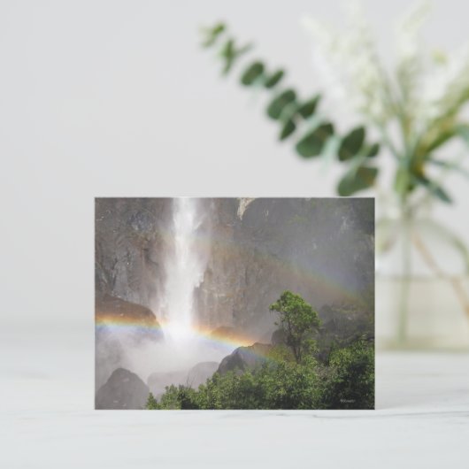 Dubbele regenbogen briefkaart (Staand voorkant)