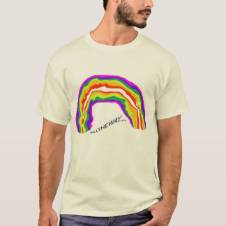 Dubbele regenboog ALLTHEWAY.... T-shirt