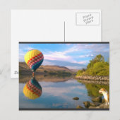 Dubbele regenboog briefkaart (Voorkant / Achterkant)