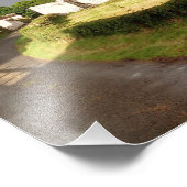 Dubbele regenboog foto afdruk (Hoek)