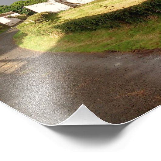 Dubbele regenboog foto afdruk (Hoek)