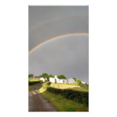 Dubbele regenboog foto afdruk (Voorkant)