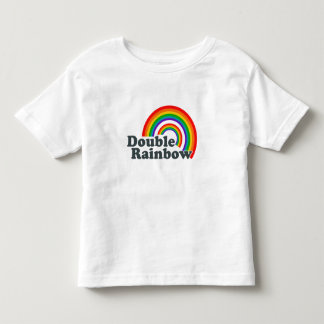 Dubbele regenboog kinder shirts