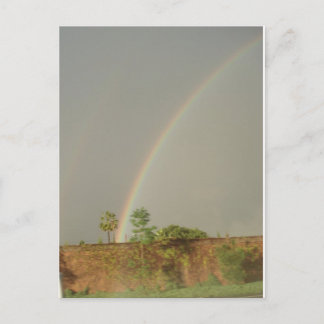 Dubbele regenboog, Oranje district, CA Briefkaart