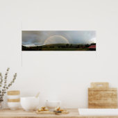 Dubbele regenboog poster (Keuken)