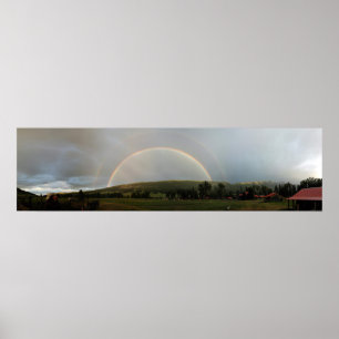 Dubbele regenboog poster