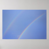 Dubbele regenboog poster (Voorkant)
