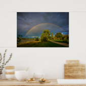Dubbele regenboog poster (Keuken)