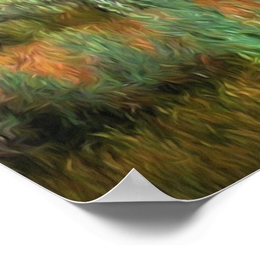 Dubbele regenboog poster (Hoek)