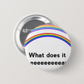 Dubbele regenboog ronde button 5,7 cm (Voorkant /achterkant)