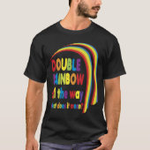 Dubbele regenboog t-shirt (Voorkant)