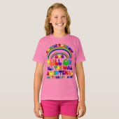 Dubbele regenboog T-Shirt (Voorkant volledig)