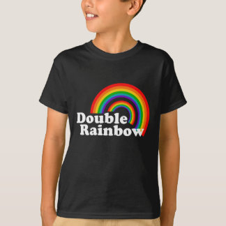 Dubbele regenboog t-shirt