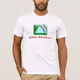 Dubbele regenboog t-shirt