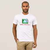 Dubbele regenboog t-shirt (Voorkant volledig)