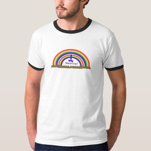 Dubbele regenboog t-shirt (Voorkant)