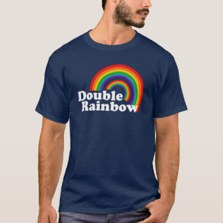 Dubbele regenboog t-shirt