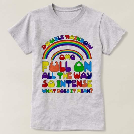 Dubbele regenboog T-Shirt (Design voorkant)