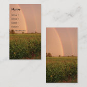 Dubbele regenboog visitekaartje (Voorkant / Achterkant)