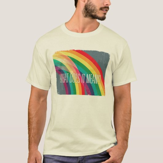 Dubbele regenboog! Volledig! T-shirt (Voorkant)