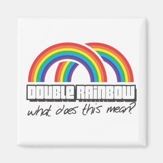 Dubbele regenboog, wat betekent dit? magneet