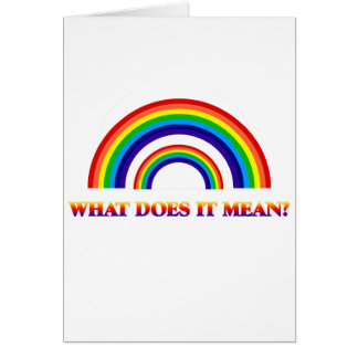 Dubbele regenboog. Wat betekent het?