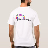 Dubbele regenboog, wat betekent het? t-shirt (Achterkant)