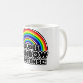 Dubbele regenboog, zo intensief koffiemok (Voorkant rechts)