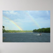 Dubbele regenboogafdrukken poster (Voorkant)