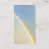 Dubbele regenboogfotografie visitekaartje (Achterkant)