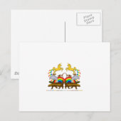 Dubbele regenbooghoningbadger schildpad... briefkaart (Voorkant / Achterkant)
