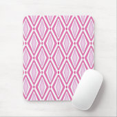 Dubbele Retro Diamond Pinks Muismat (Met muis)