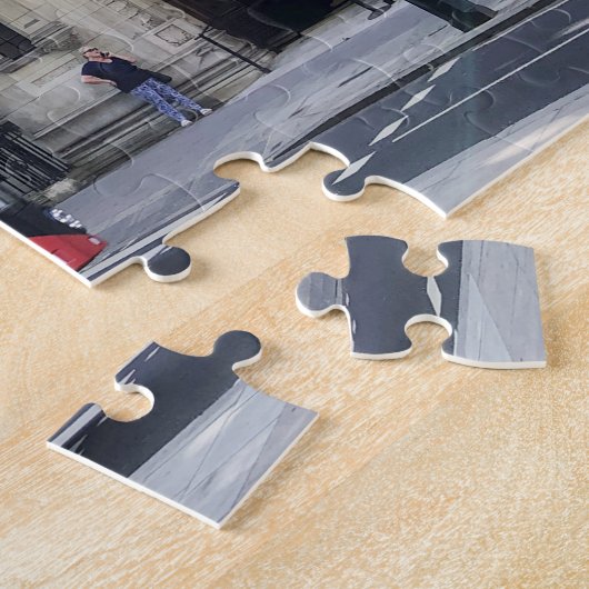 Dubbele rode bus | West End London Kensington Legpuzzel (Zijkant)