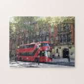 Dubbele rode bus | West End London Kensington Legpuzzel (Horizontaal)