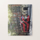 Dubbele rode bus | West End London Kensington Legpuzzel (Verticaal)