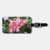 Dubbele rode en witte Azaleas Spring Floral Bagagelabel (Voorkant horizontaal)