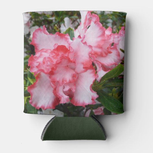 Dubbele rode en witte Azaleas Spring Floral Blikjeskoeler (Voorkant)