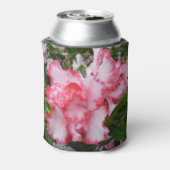 Dubbele rode en witte Azaleas Spring Floral Blikjeskoeler (Blikje Achterkant)