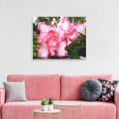Dubbele rode en witte Azaleas Spring Floral Canvas Afdruk (Insitu (Woonkamer))