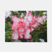 Dubbele rode en witte Azaleas Spring Floral Deurmat (Voorkant)