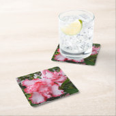 Dubbele rode en witte Azaleas Spring Floral Kartonnen Onderzetters (Insitu)