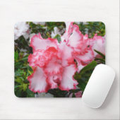 Dubbele rode en witte Azaleas Spring Floral Muismat (Met muis)