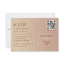 Dubbele romantische bruiloft QR-code