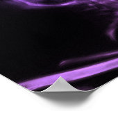 Dubbele röntgenschokken met hoofdtelefoon - Paars Poster (Hoek)