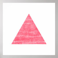 Dubbele Roze driehoek met stempel
