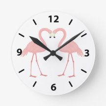 Dubbele roze flamingo